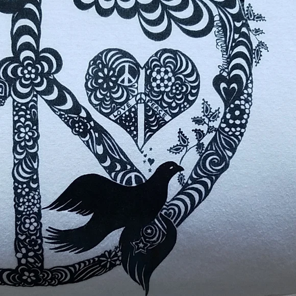 LAUREN MOSHI Hippie Peace Tee - Picture 5 of 8